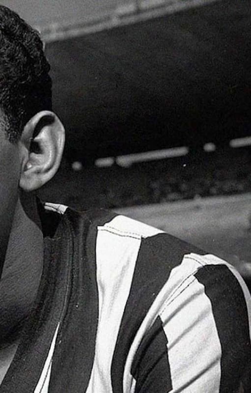 Garrincha con la camiseta del Botafogo
