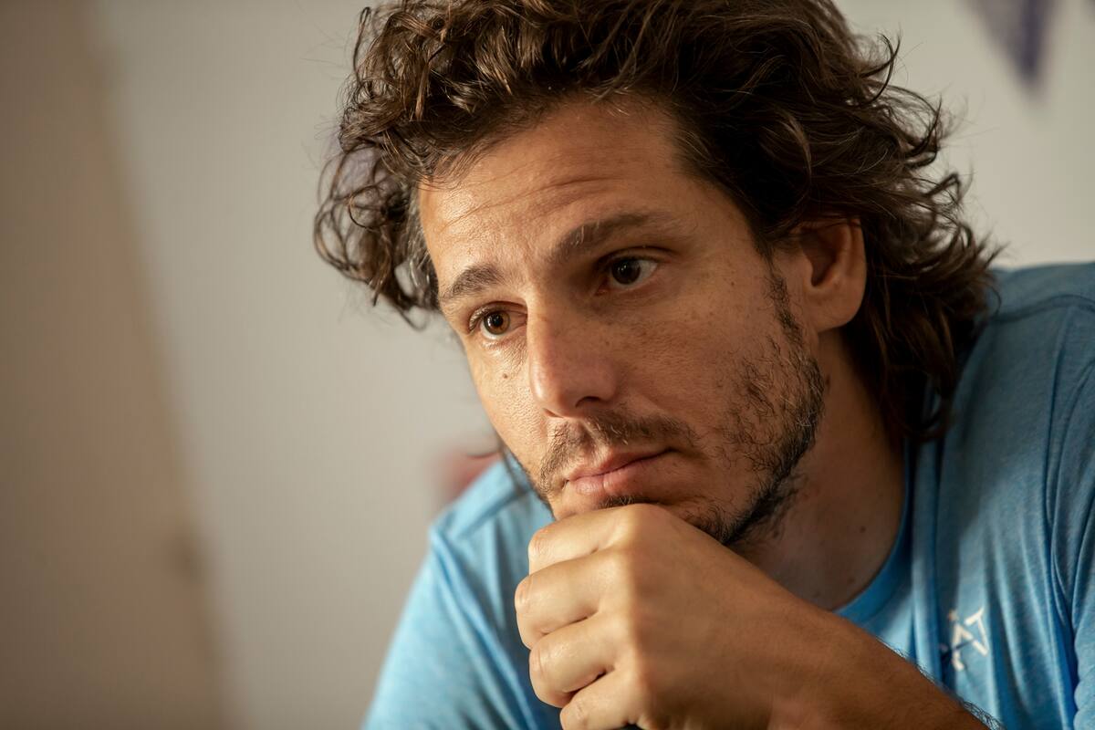 Gastón Gaudio en conferencia de prensa