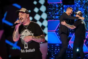 Gastón habló de sus hijos y emocionó a Marcelo Tinelli (Foto Instagram @cantaconmigoar)