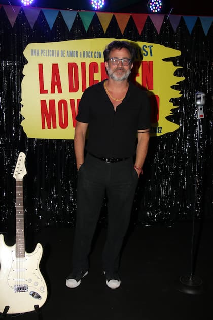 Gastón Pauls fue otra de las celebridades locales que se sumó al evento y disfrutó junto a la banda el film que los vuelve a poner en el centro de la escena