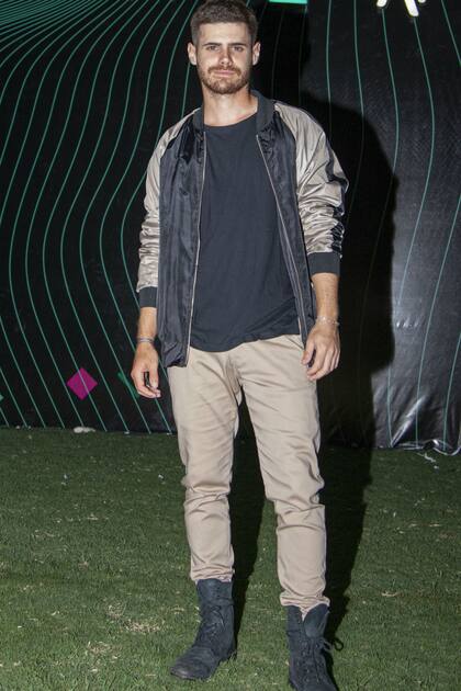 Gastón Soffritti, presente en el show de la banda