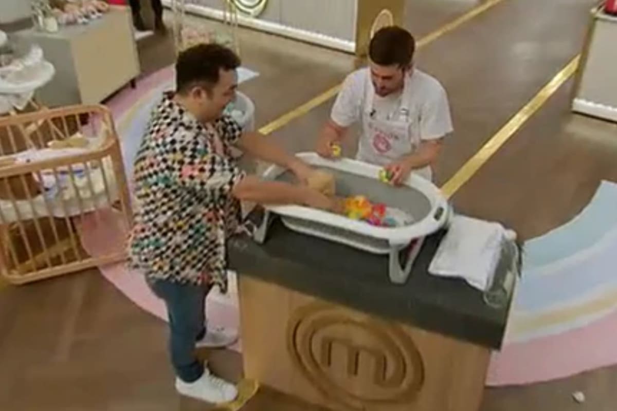 Gastón Soffritti se descolocó ante un desafío (Crédito: Captura de video Telefe)