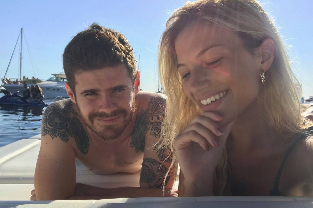 Gastón Soffritti y su novia, Stefi Roitman