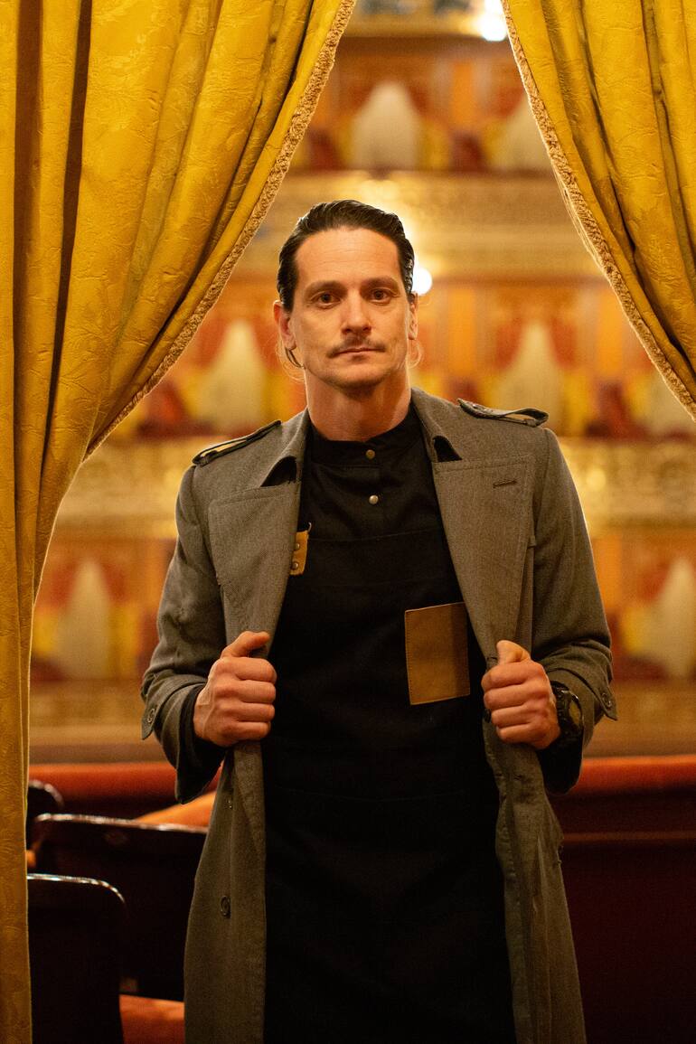Gastón Storace, el chef del teatro Colón