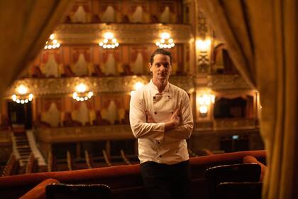 Gastón Storace, el chef del teatro Colón