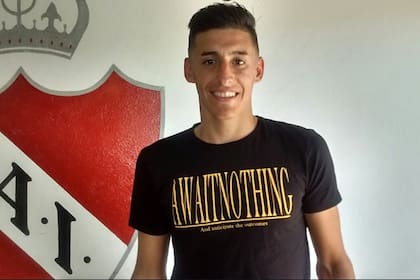 Gastón Togni, el atacante de 19 años de Independiente
