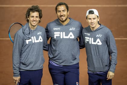 Gaudio, Cañas y Coria, el trío al frente del equipo argentino de Copa Davis
