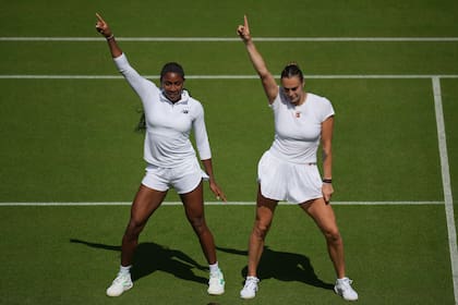 Gauff y Sabalenka bailan en la pista central y lo publican en TikTok e Instagram