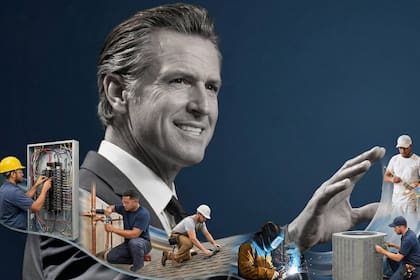 Gavin Newsom amplió el número de posiciones disponibles para aprendices en programas laborales
