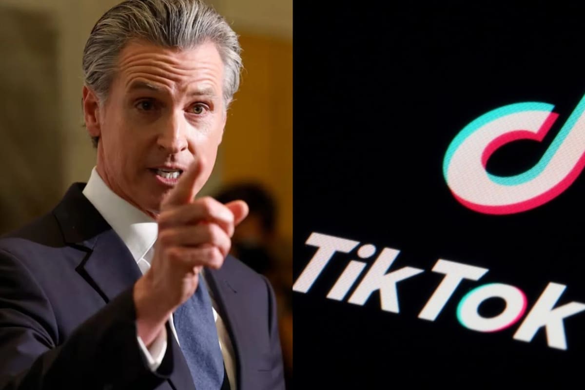 Gavin Newsom dijo que iniciará una investigación contra TikTok