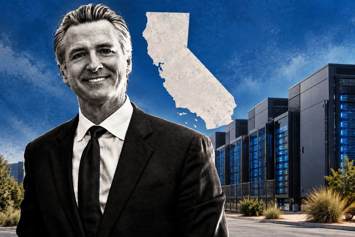 Gavin Newsom firmó siete leyes que establecen nuevas reglas para los data centers de California