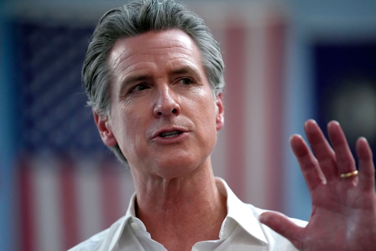 Gavin Newsom, gobernador de California (AP Foto/Steven Senne, Archivo)