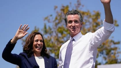 Gavin Newsom habló sobre la posibilidad de enfrentarse a Kamala Harris para las elecciones presidenciales de 2028