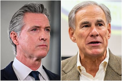 Gavin Newsom no podrá presentarse a las elecciones de este año en California por el límite de mandatos, mientras que Abbott buscará su cuarto período en Texas