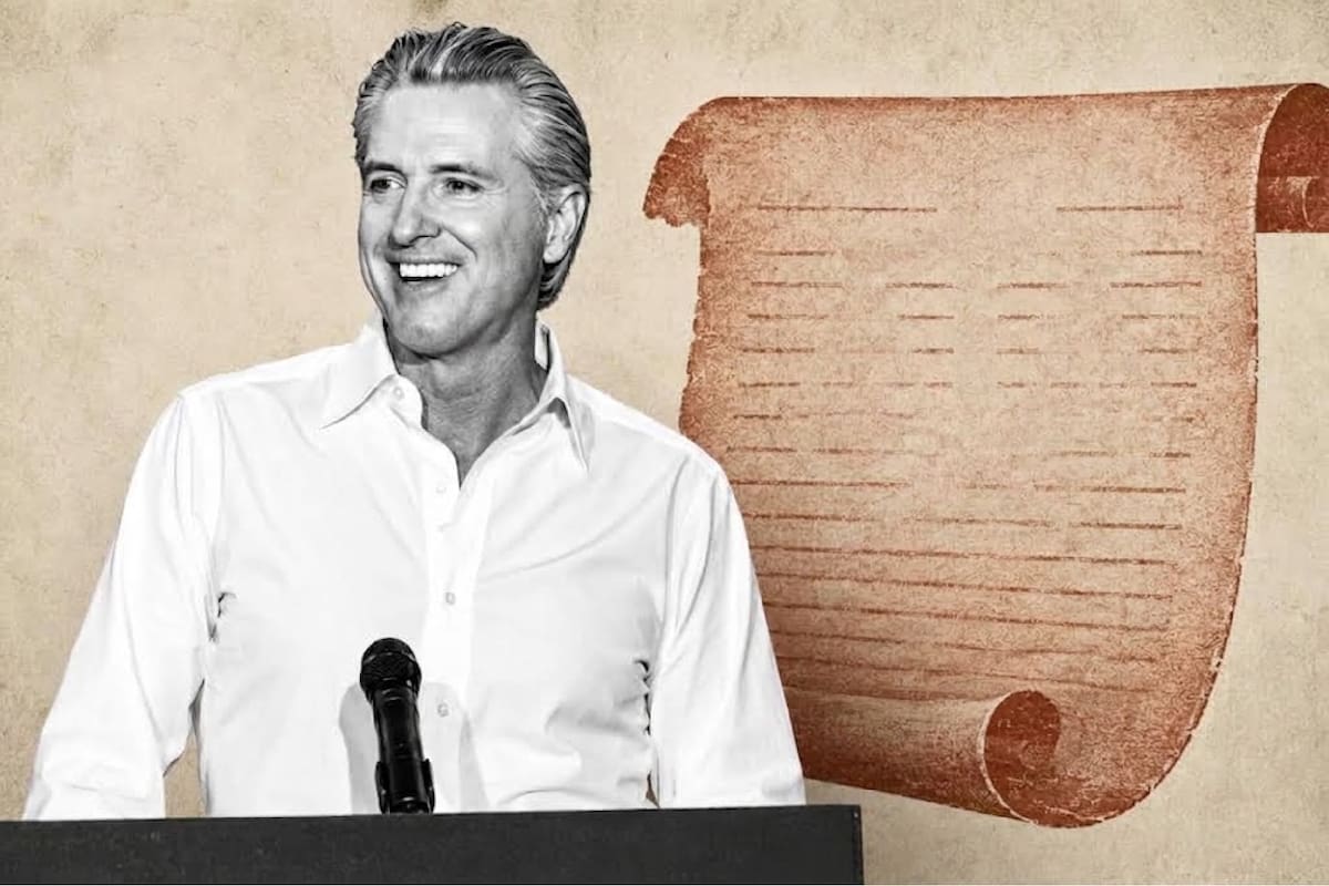 Gavin Newsom presentó las seis normas como parte de un paquete sobre servicios cotidianos en California