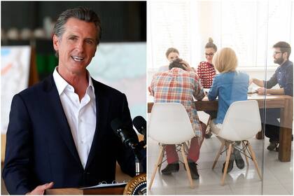 Gavin Newsom puso una fecha para el retorno oficial al trabajo presencial en el estado de California