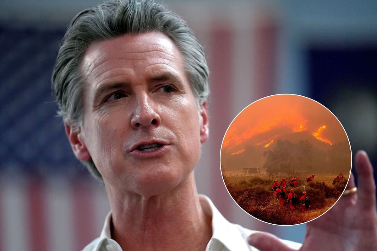 Gavin Newsom se mostró agradecido con Mexico por la ayuda recibida para los incendios que azotan California