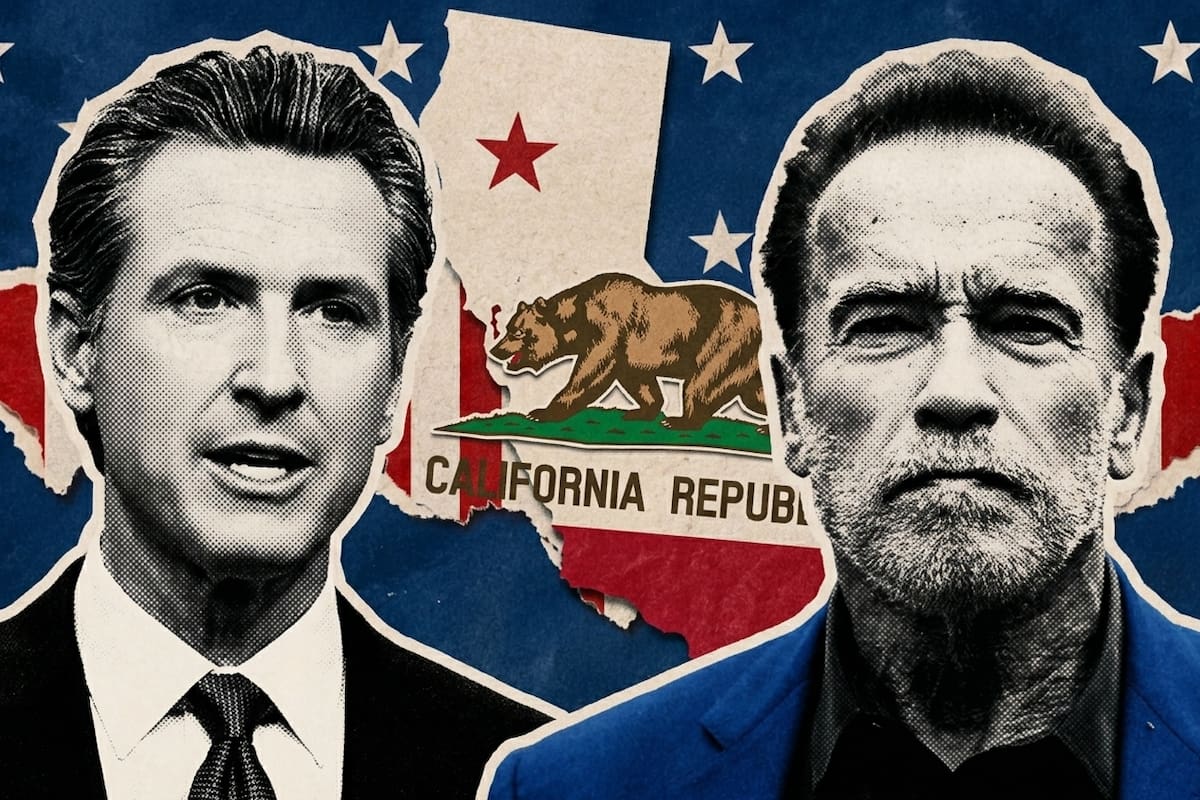 Gavin Newsom se refirió a la ley ambiental AB 32, firmada por el exgobernador Arnold Schwarzenegger en California