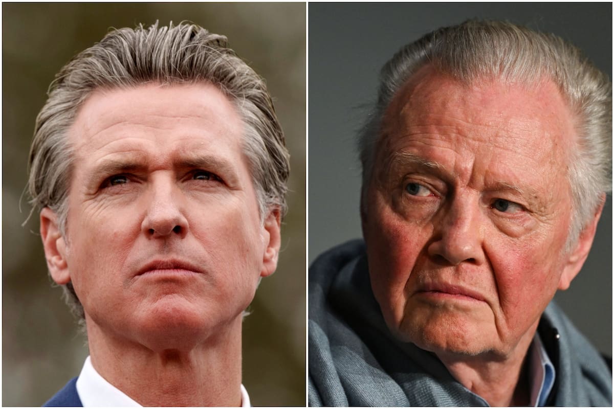 Gavin Newsom se reunió con el actor Jon Voight para debatir el plan que busca revertir el éxodo de la producción cinematográfica en EE.UU.