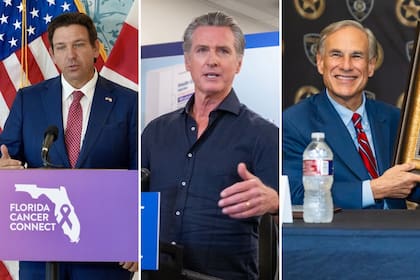 Gavin Newsom y Ron DeSantis dejarán sus cargos como gobernador, mientras que Greg Abbott buscará su cuarto mandato