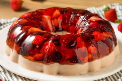 Gelatina casera sin azúcar y baja en calorías