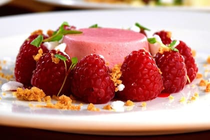 Gelatina de membrillo y frutos rojos