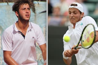 Geller y Etcheverry festejaron por primera vez en el tenis profesional