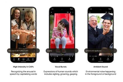 Gemini, la IA de Google, ahora es capaz de sumar subtítulos automáticos a cualquier video en Android, identificando tonos de voz, suspiros, ruido ambiente y demás