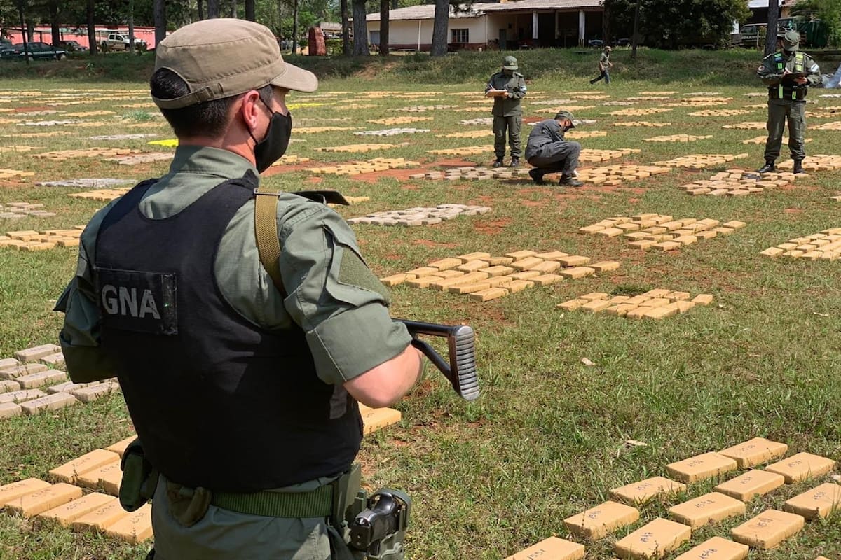 Gendarmería concretó un importante decomiso de drogas