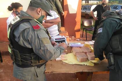 Gendarmería decomisó más de $ 5.000.000 en un operativo de control vial en Misiones