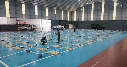 Gendarmeria decomiso más de tres toneladas de marihuana.