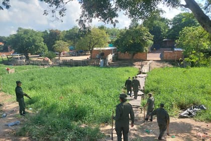 Gendarmería realizó un operativo en Clorinda