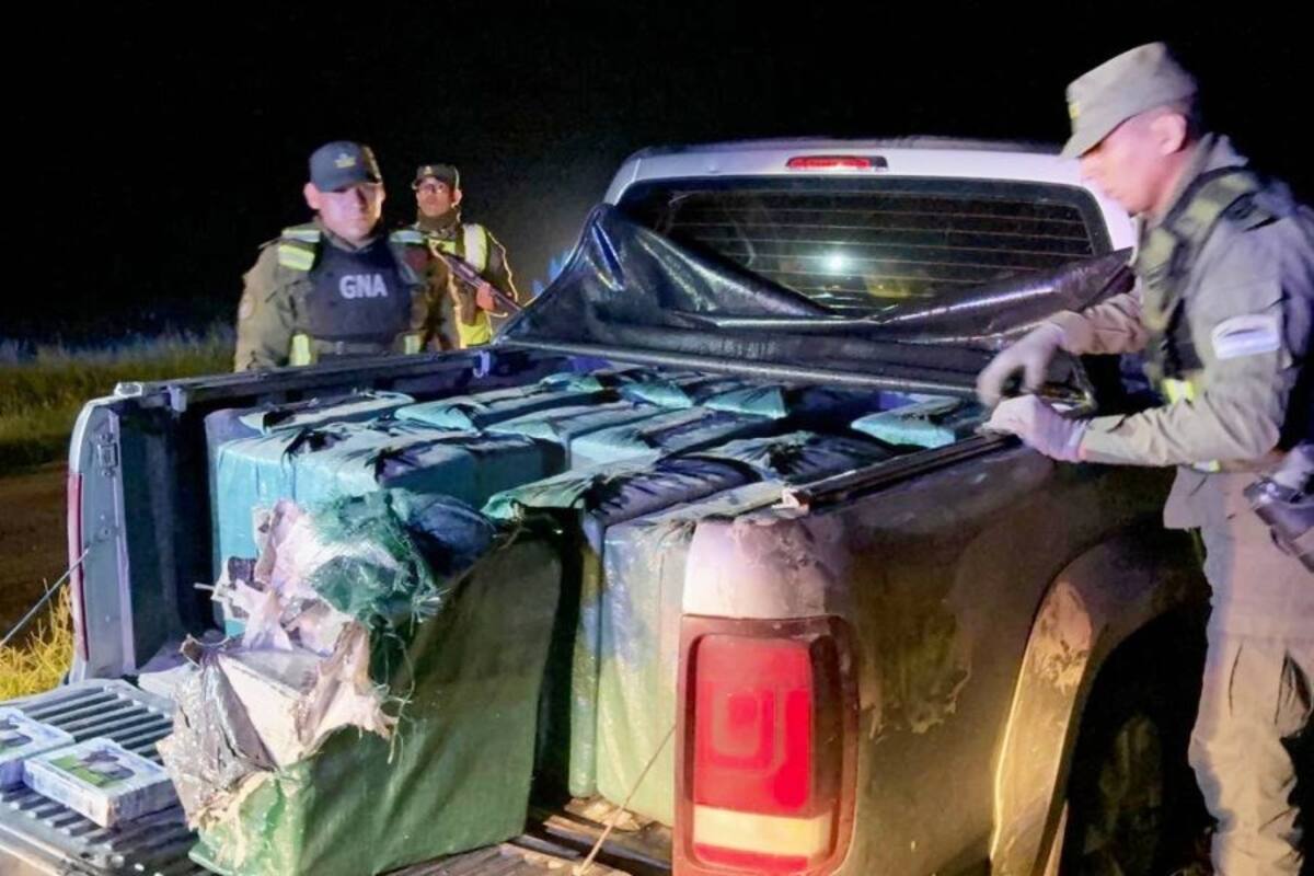 Gendarmería secuestró casi media tonelada de cocaína en Santa Fe
