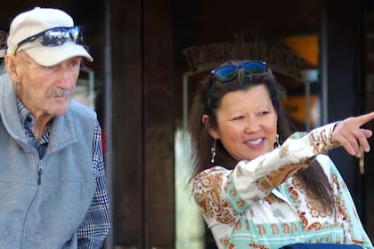 Gene Hackman y Betsy Arakawa en una de sus últimas fotos en público