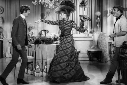 Gene Kelly dirige a Barbra Streisand y Michael Crawford en Hello Dolly!