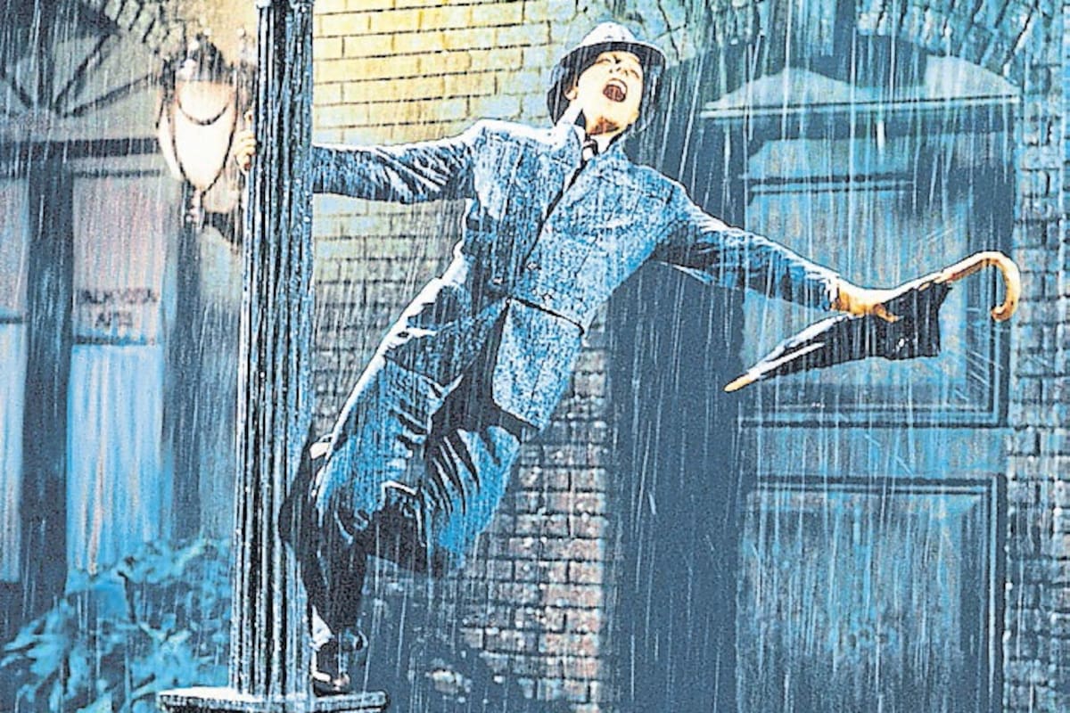 Gene Kelly en Cantando bajo la lluvia