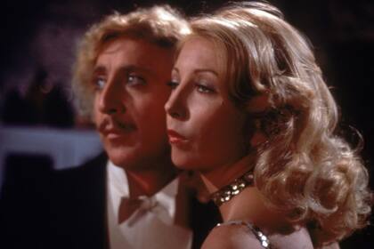 Con Gene Wilder en el rodaje de El joven Frankenstein