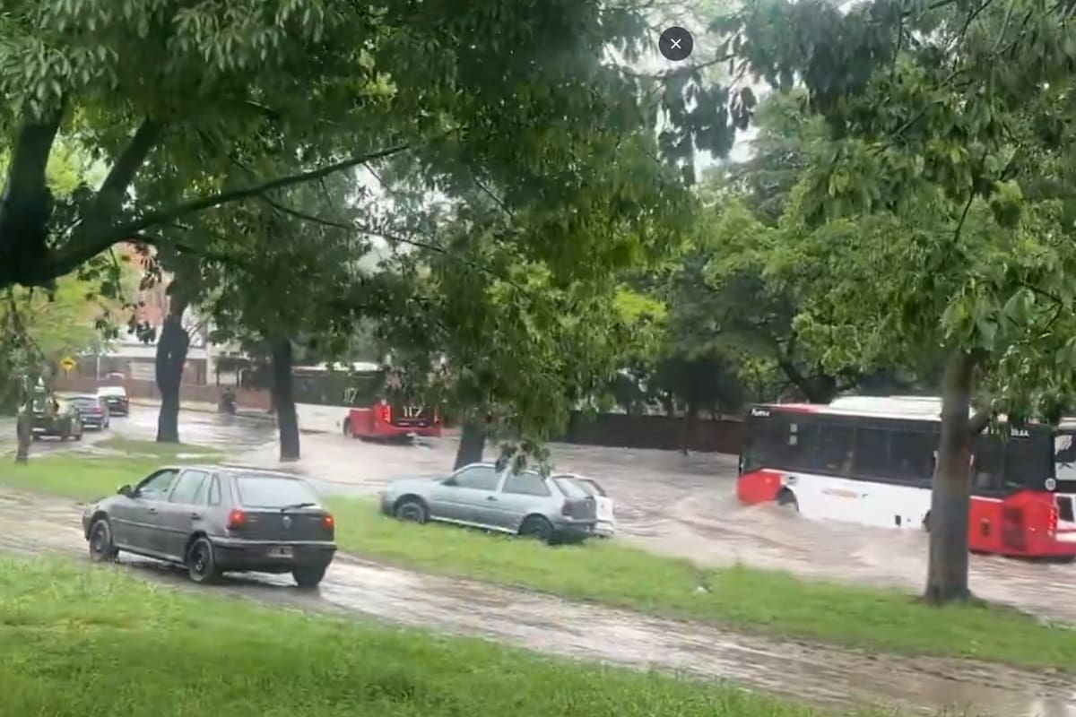 General Paz, inundada por el temporal