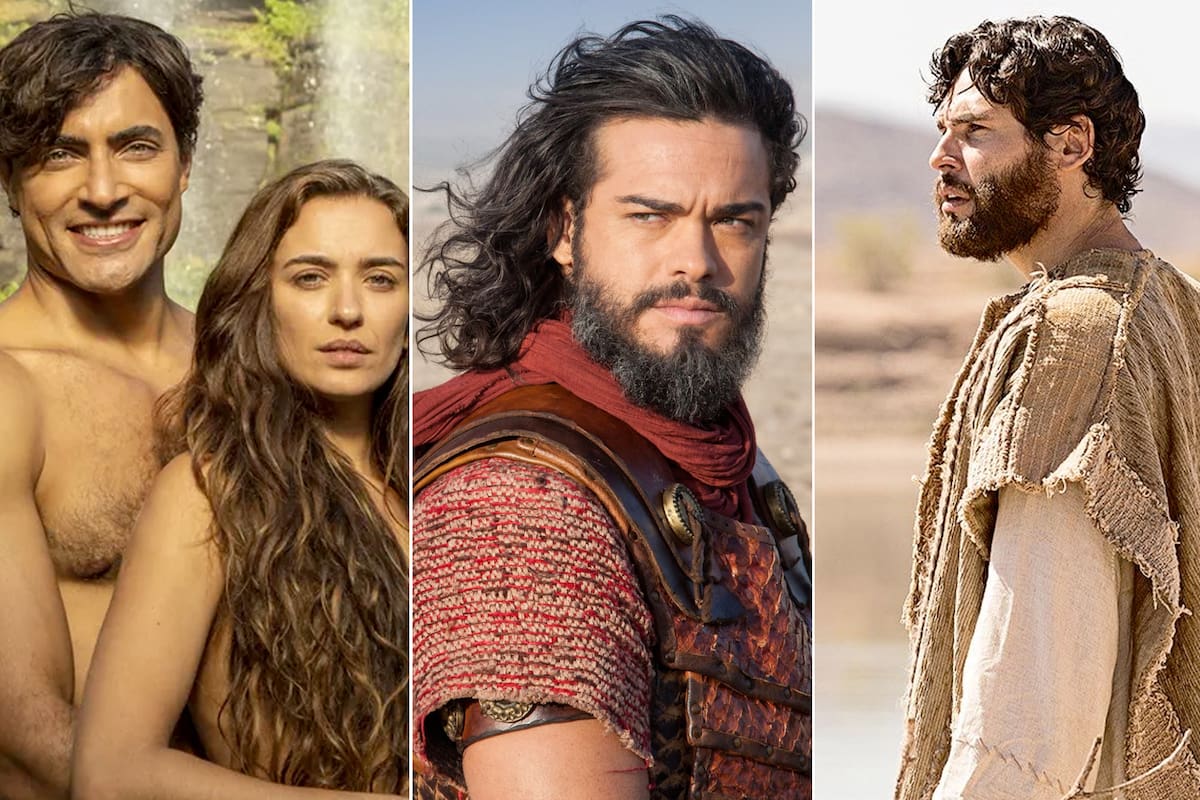 Génesis, Moisés y los diez mandamientos y Jesús: las tres producciones de RecordTV que consolidaron la "telenovela bíblica" que domina la pantalla brasileña hace más de una década y que aquí Telefe emitió con gran éxito