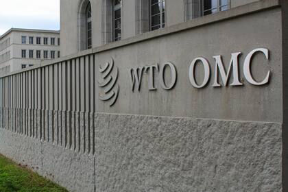 Geneva / Switzerland - September 24 2019: World Trade Organization, WTO or OMC, in Geneva, Switzerland. Negotiation of global trade agreements between countries around the world.