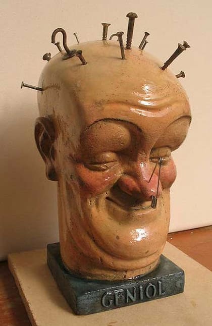 Réplica de la cabeza de Geniol de 1930
