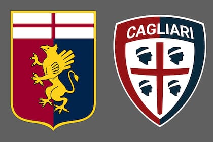 Genoa y Cagliari disputaron uno de los encuentros de la jornada del fútbol italiano