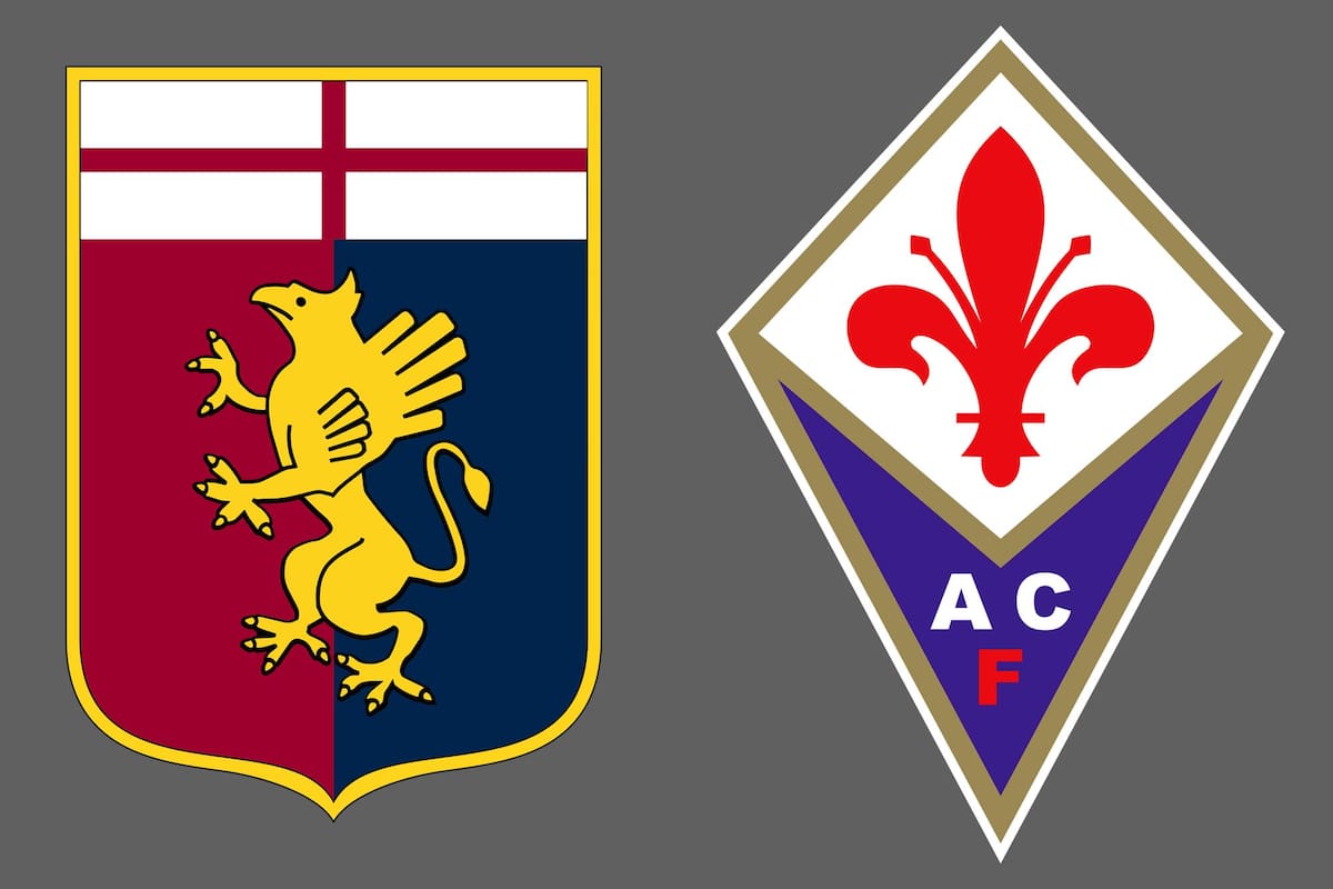 Genoa y Fiorentina disputaron uno de los encuentros de la jornada del fútbol italiano