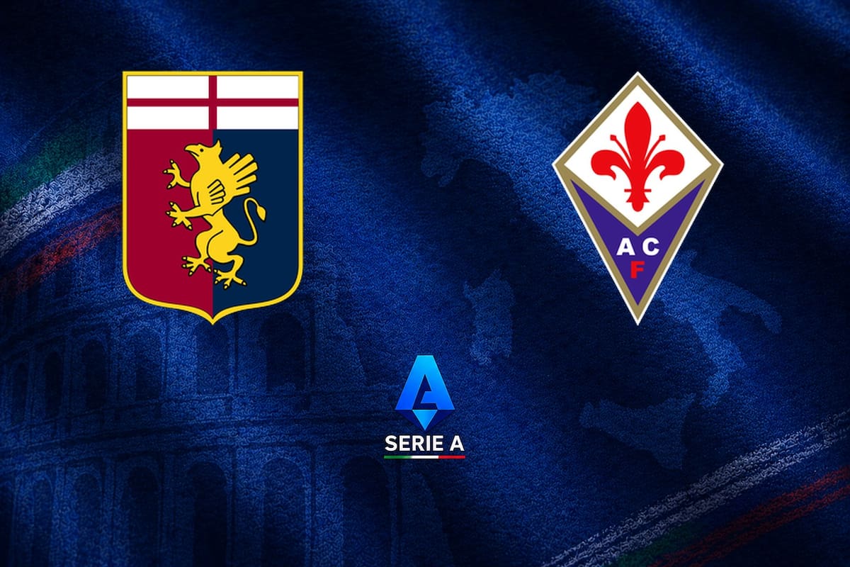 Genoa y Fiorentina disputaron uno de los encuentros de la jornada del fútbol italiano