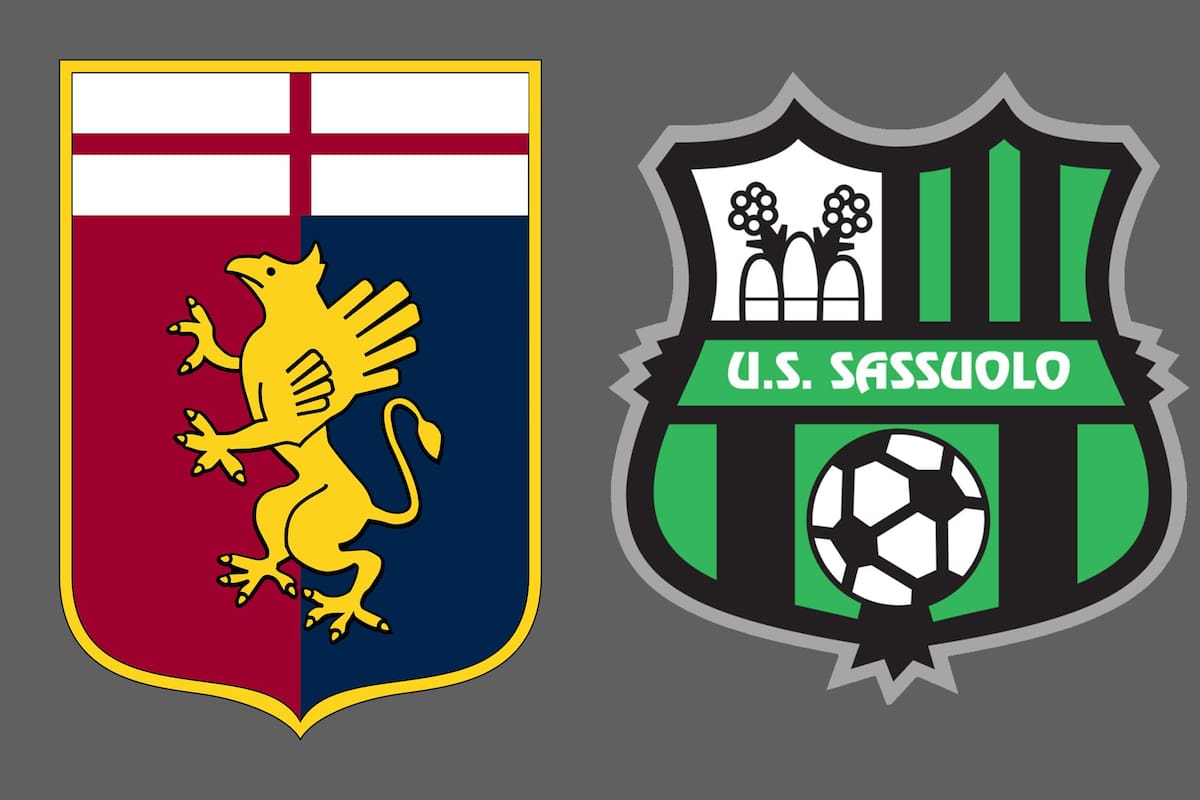 Genoa y Sassuolo disputaron uno de los encuentros de la jornada del fútbol italiano