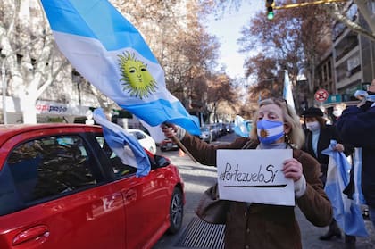 Banderazo en Mendoza