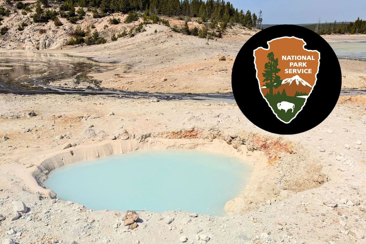 Geólogos del Parque Nacional de Yellowstone confirman el hallazgo de un nuevo manantial de agua termal. Foto: Facebook / USGS Volcanoes - Yellowstone National Park