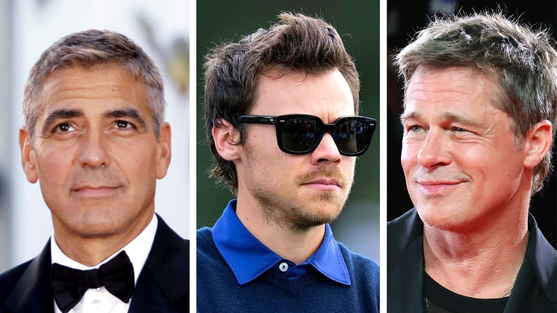 George Clooney, Harry Styles y Brad Pitt