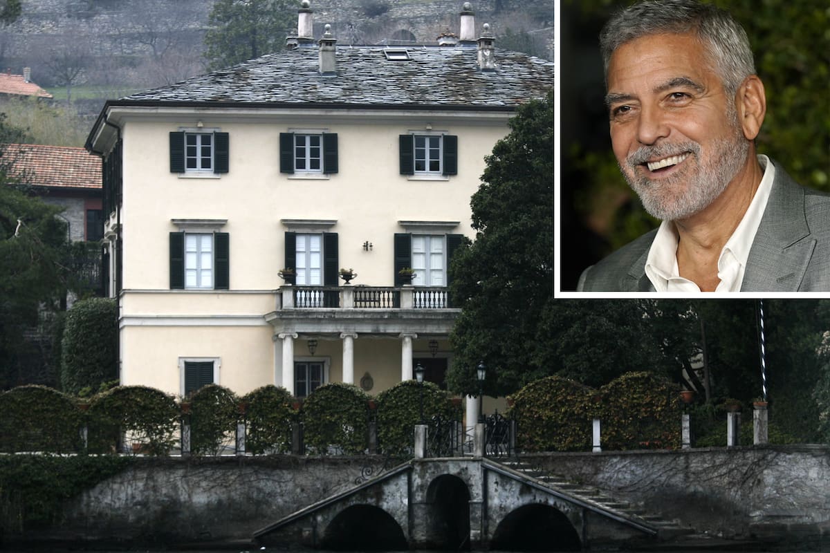 George Clooney puso en venta su villa del Lago Como, en Italia