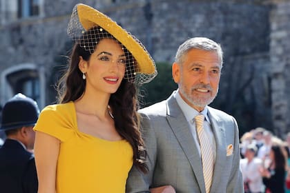 George Clooney y su esposa Amal